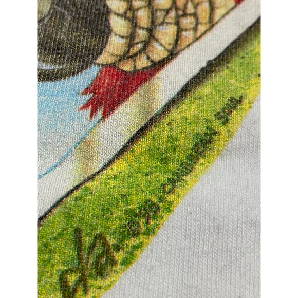 Caribbean Soul XL White Vintage 1998 Parrot Graphic Tee Made in USA - Picture 12 of 12